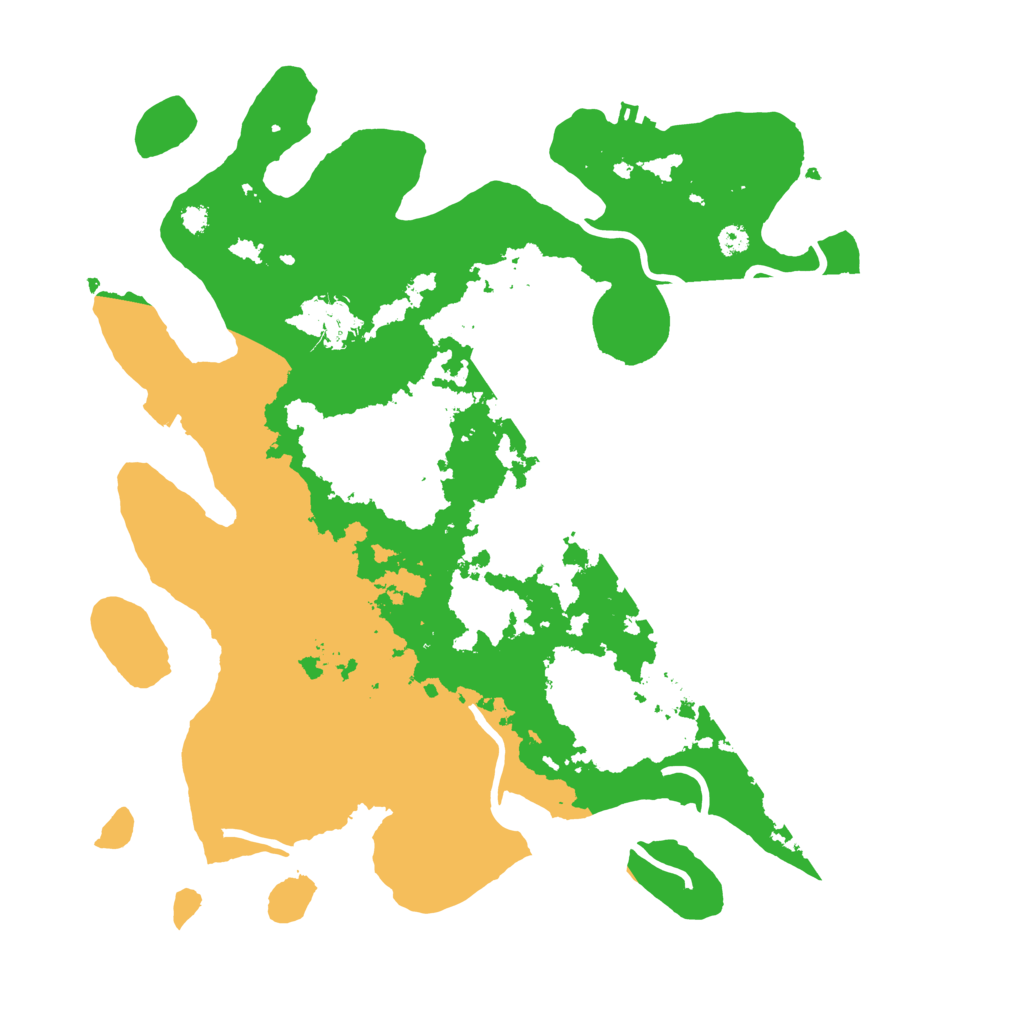 Biome Rust Map: Procedural Map, Size: 3500, Seed: 68106671