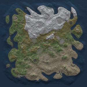 Thumbnail Rust Map: Procedural Map, Size: 4250, Seed: 459185, 18 Monuments