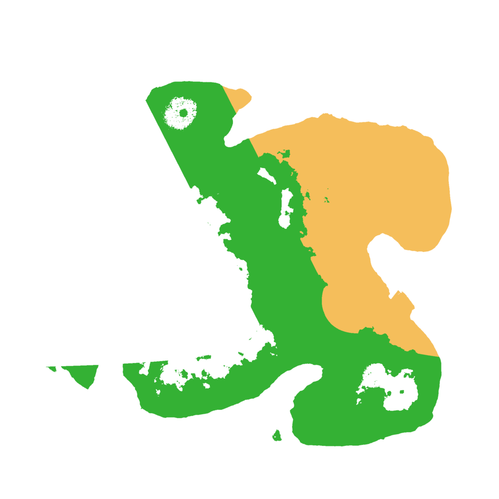 Biome Rust Map: Procedural Map, Size: 2400, Seed: 2102114667
