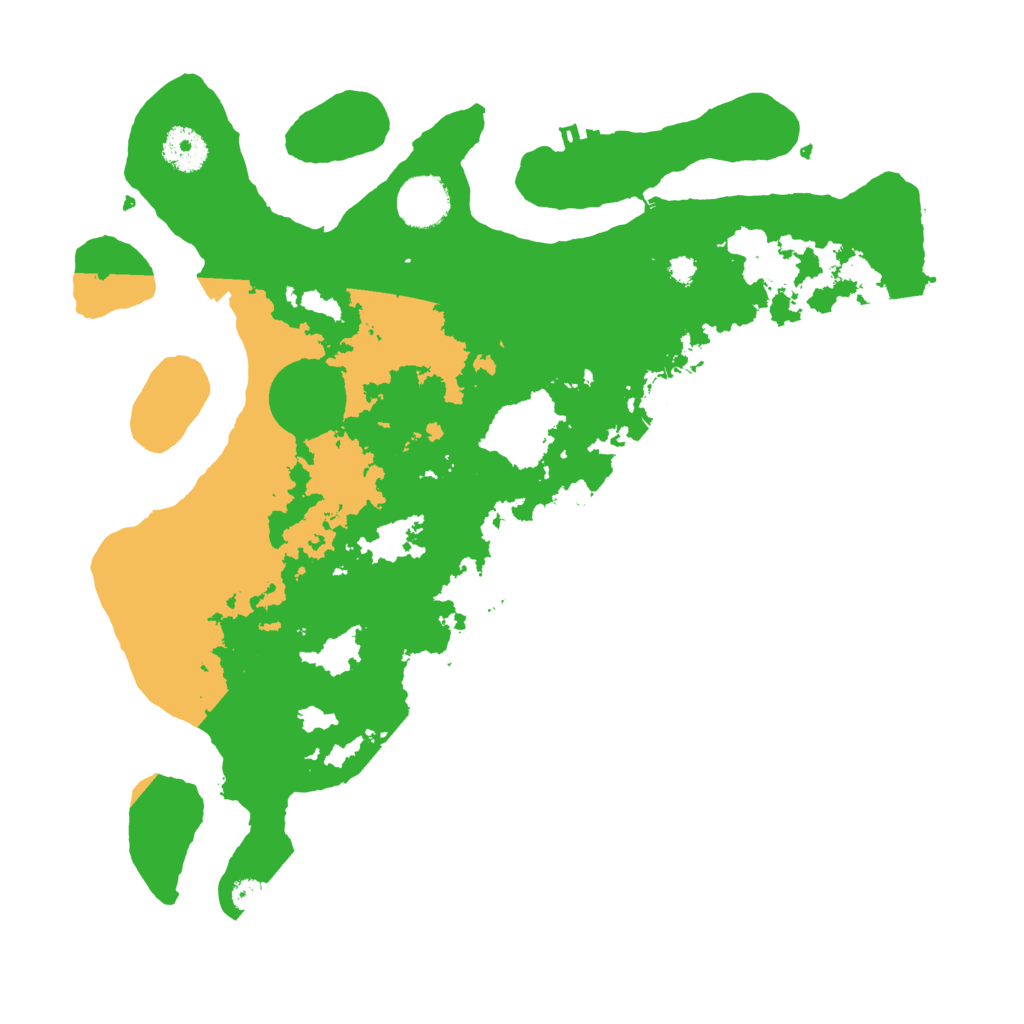 Biome Rust Map: Procedural Map, Size: 3500, Seed: 477964450