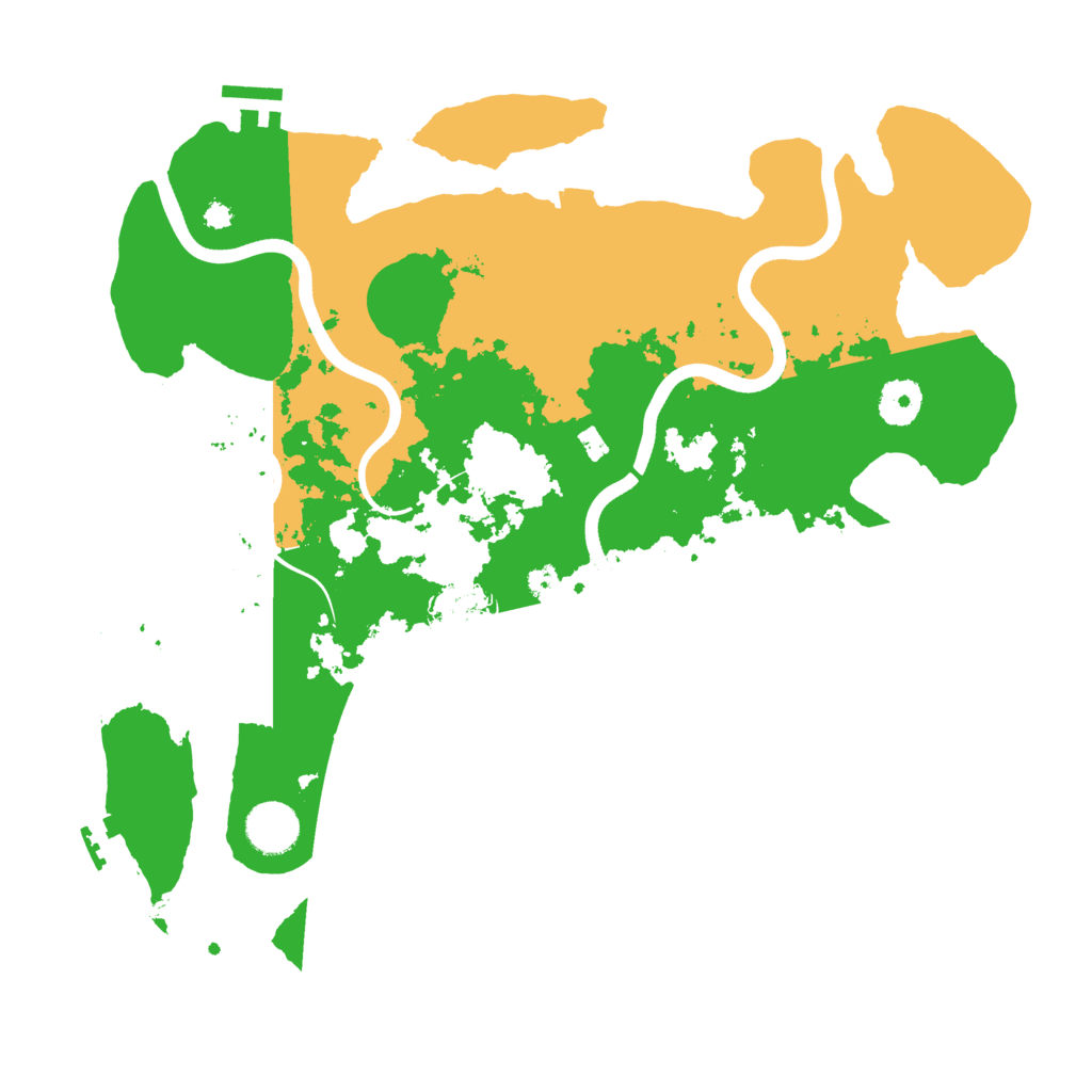 Biome Rust Map: Procedural Map, Size: 3650, Seed: 67929754
