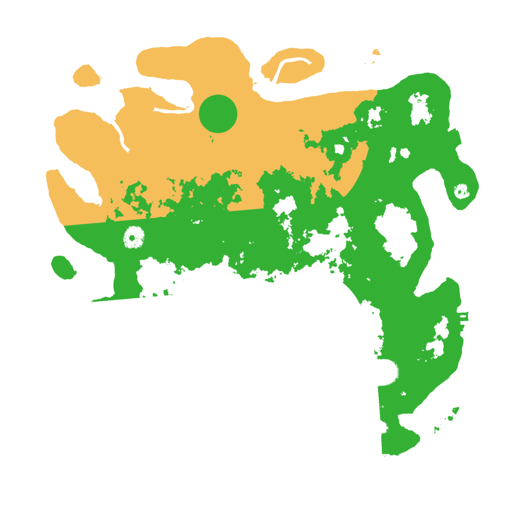 Biome Rust Map: Procedural Map, Size: 3600, Seed: 70253427