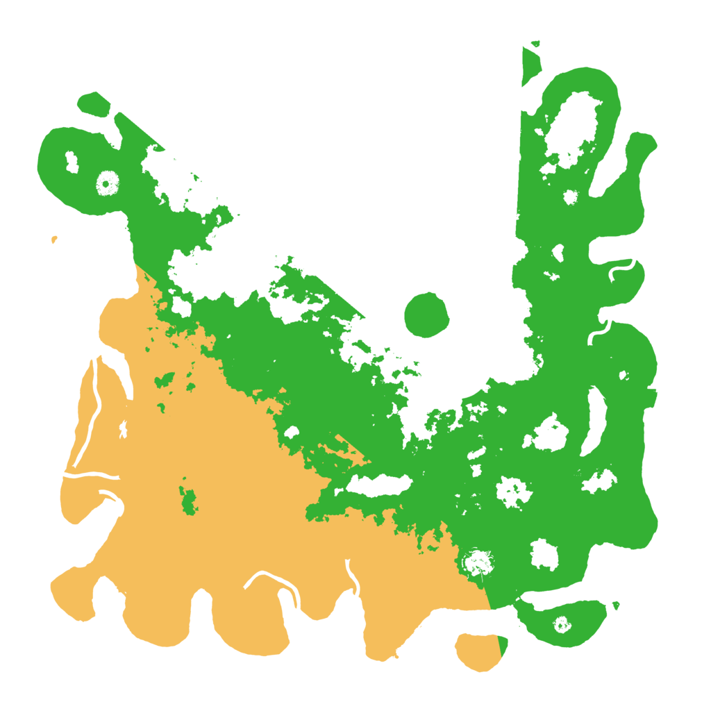 Biome Rust Map: Procedural Map, Size: 4400, Seed: 40127463