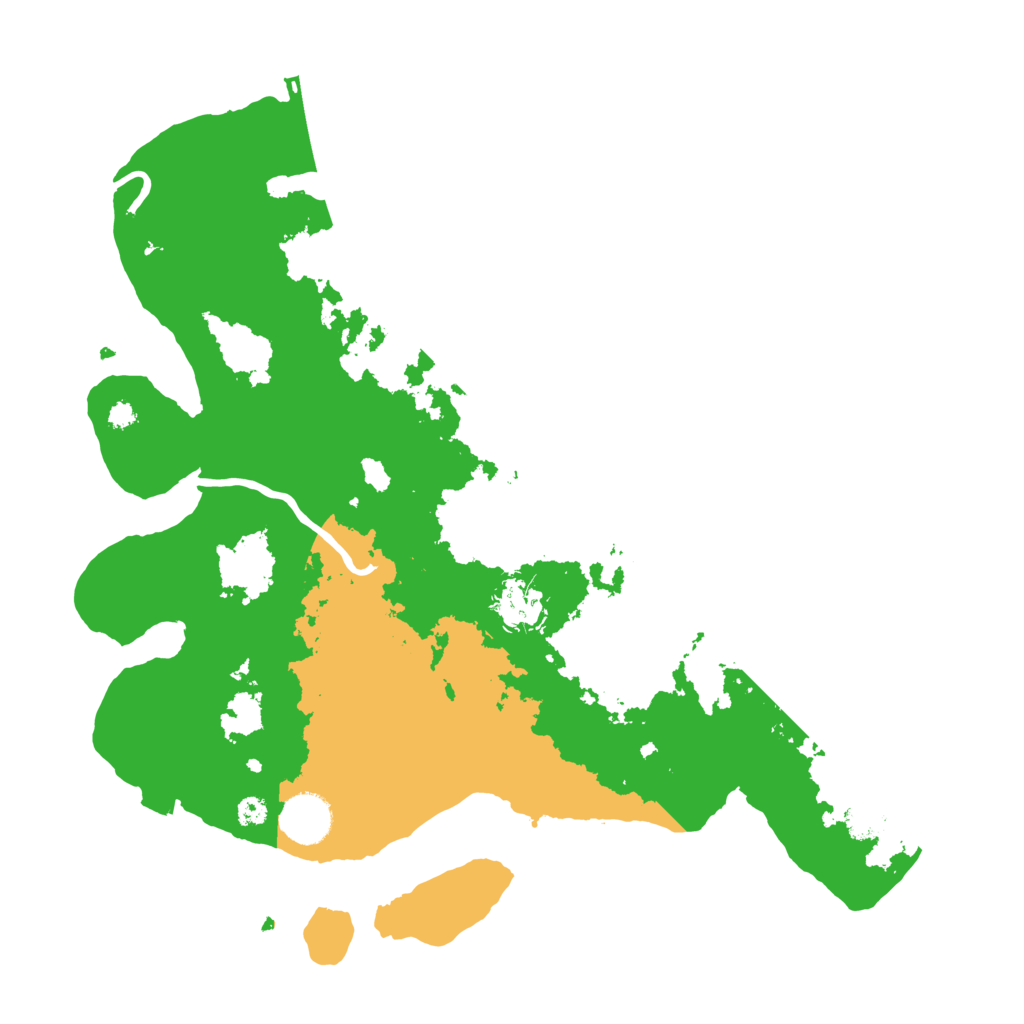 Biome Rust Map: Procedural Map, Size: 3550, Seed: 94970524