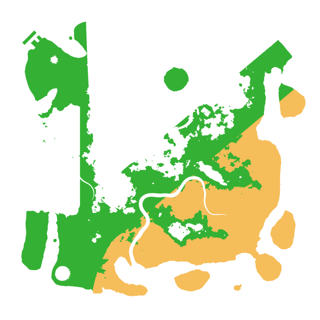 Biome Rust Map: Procedural Map, Size: 3800, Seed: 86360587