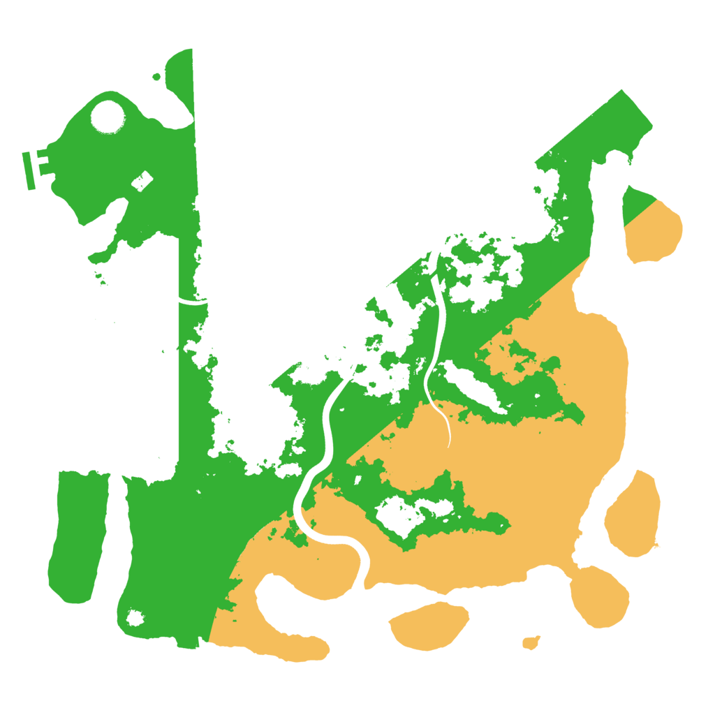 Biome Rust Map: Procedural Map, Size: 3800, Seed: 86360587