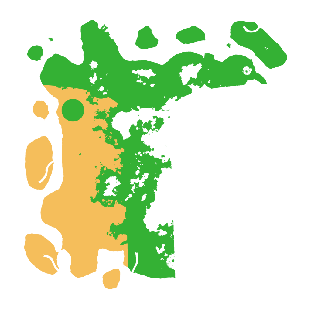 Biome Rust Map: Procedural Map, Size: 3650, Seed: 76417594
