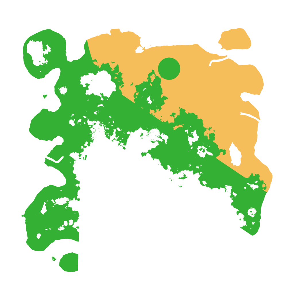 Biome Rust Map: Procedural Map, Size: 3500, Seed: 232186144