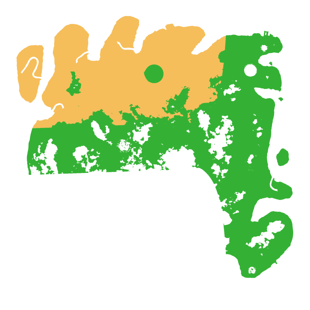 Biome Rust Map: Procedural Map, Size: 4400, Seed: 80270031