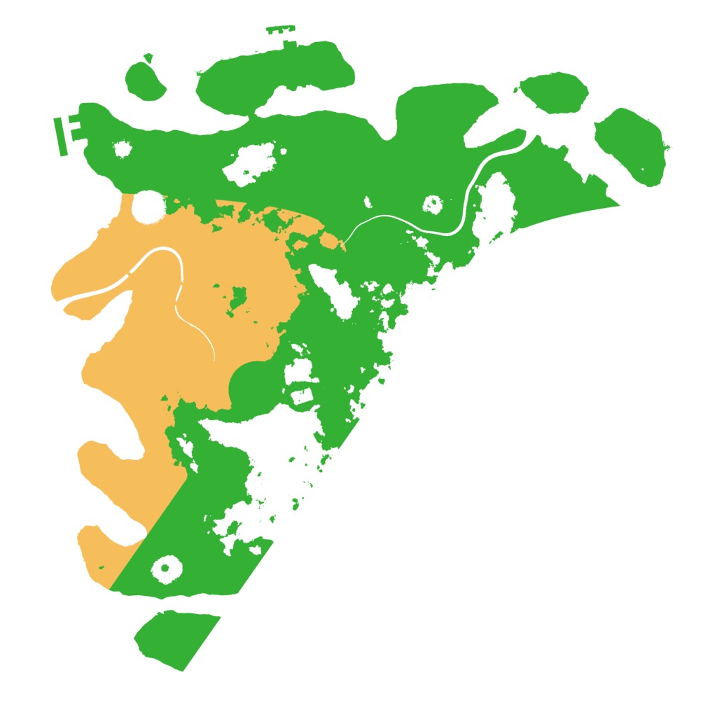 Biome Rust Map: Procedural Map, Size: 3750, Seed: 3285323