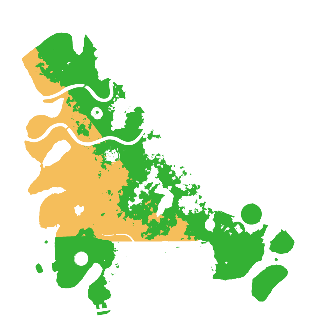 Biome Rust Map: Procedural Map, Size: 4100, Seed: 1489