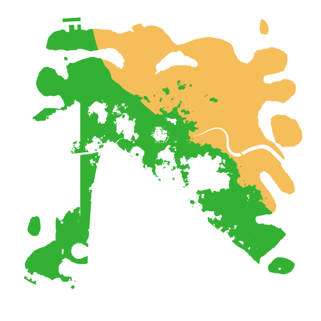 Biome Rust Map: Procedural Map, Size: 3600, Seed: 81248740