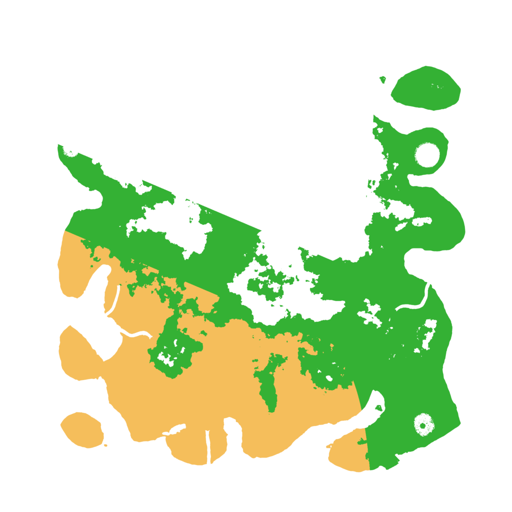 Biome Rust Map: Procedural Map, Size: 3700, Seed: 24971555