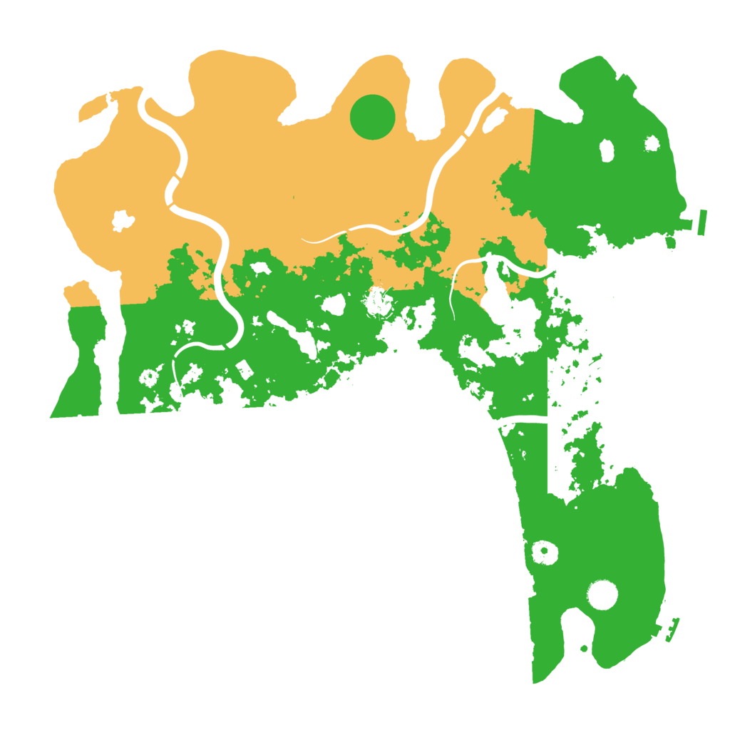 Biome Rust Map: Procedural Map, Size: 4250, Seed: 2026354487