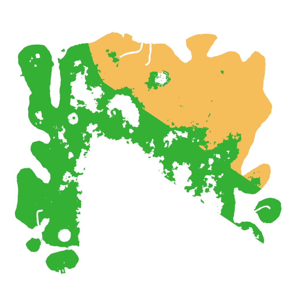 Biome Rust Map: Procedural Map, Size: 4100, Seed: 1579