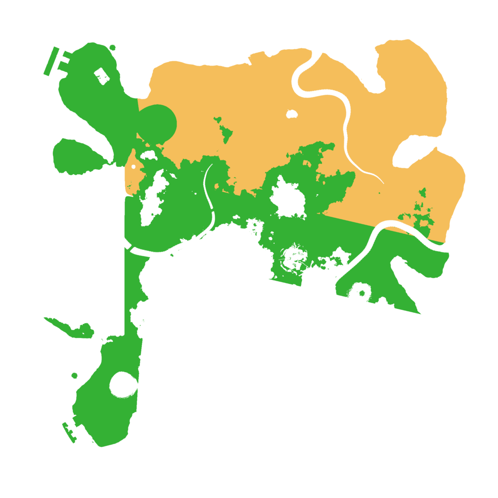 Biome Rust Map: Procedural Map, Size: 3400, Seed: 42882242