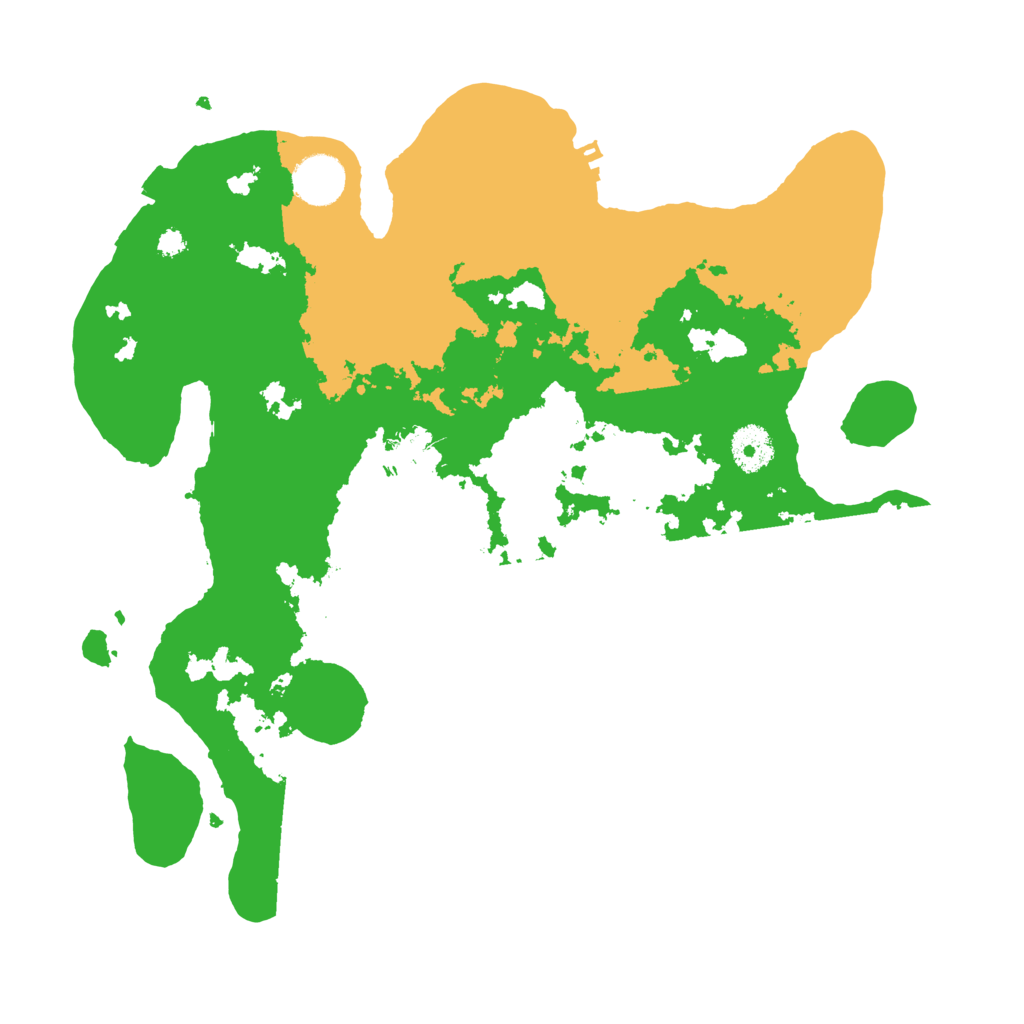 Biome Rust Map: Procedural Map, Size: 3500, Seed: 41131690