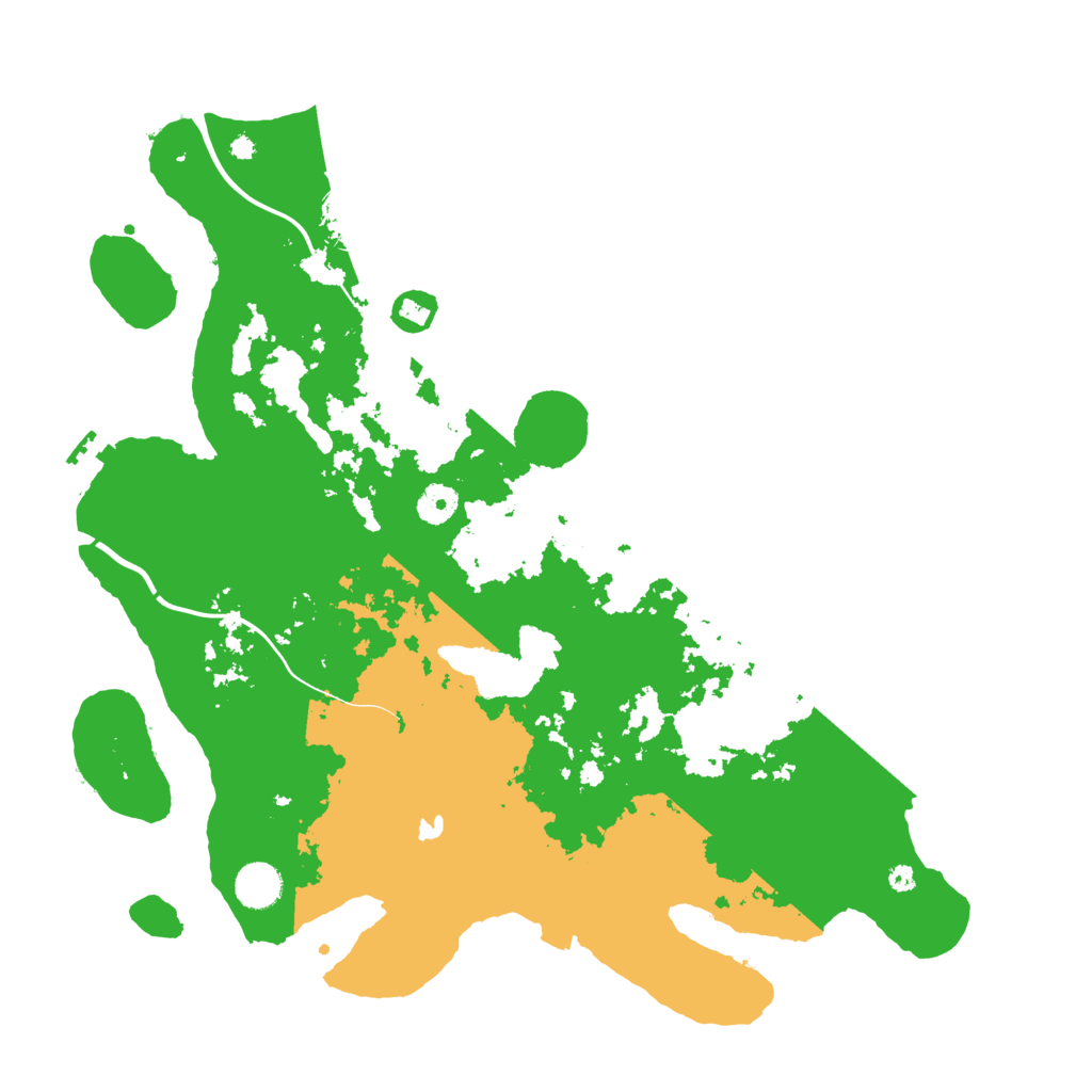 Biome Rust Map: Procedural Map, Size: 4100, Seed: 1458