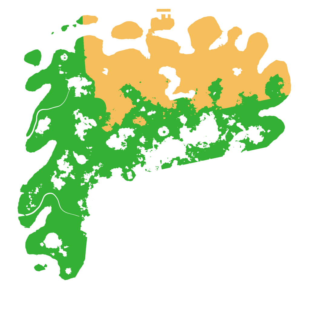 Biome Rust Map: Procedural Map, Size: 4500, Seed: 474064619