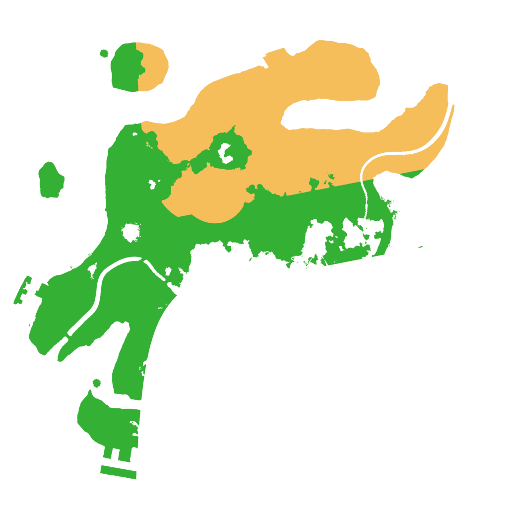 Biome Rust Map: Procedural Map, Size: 2500, Seed: 1683144686