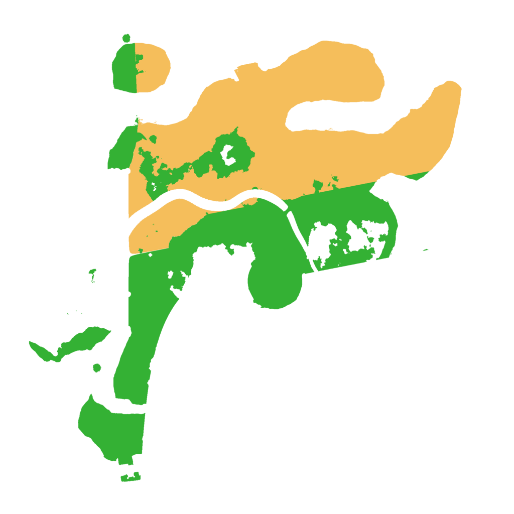Biome Rust Map: Procedural Map, Size: 2500, Seed: 1683144686