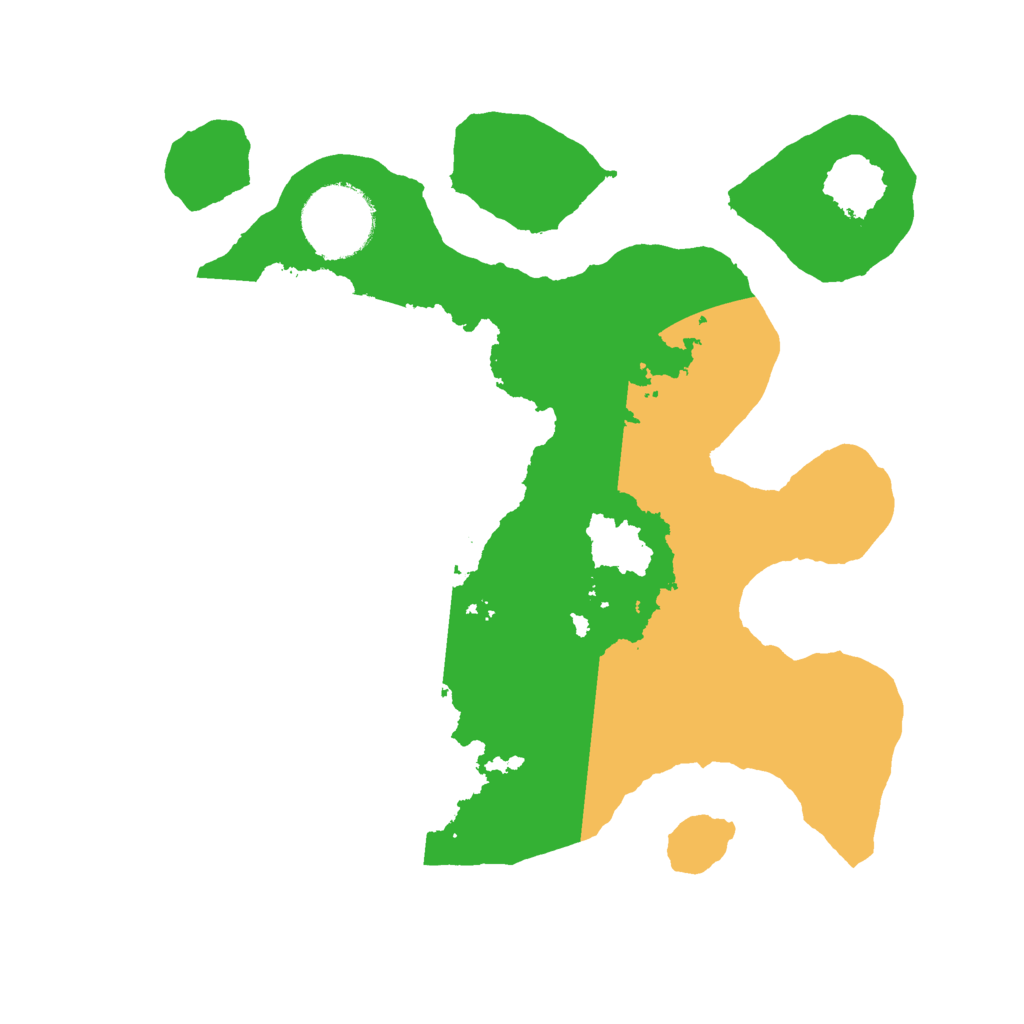 Biome Rust Map: Barren, Size: 2500, Seed: 609965161