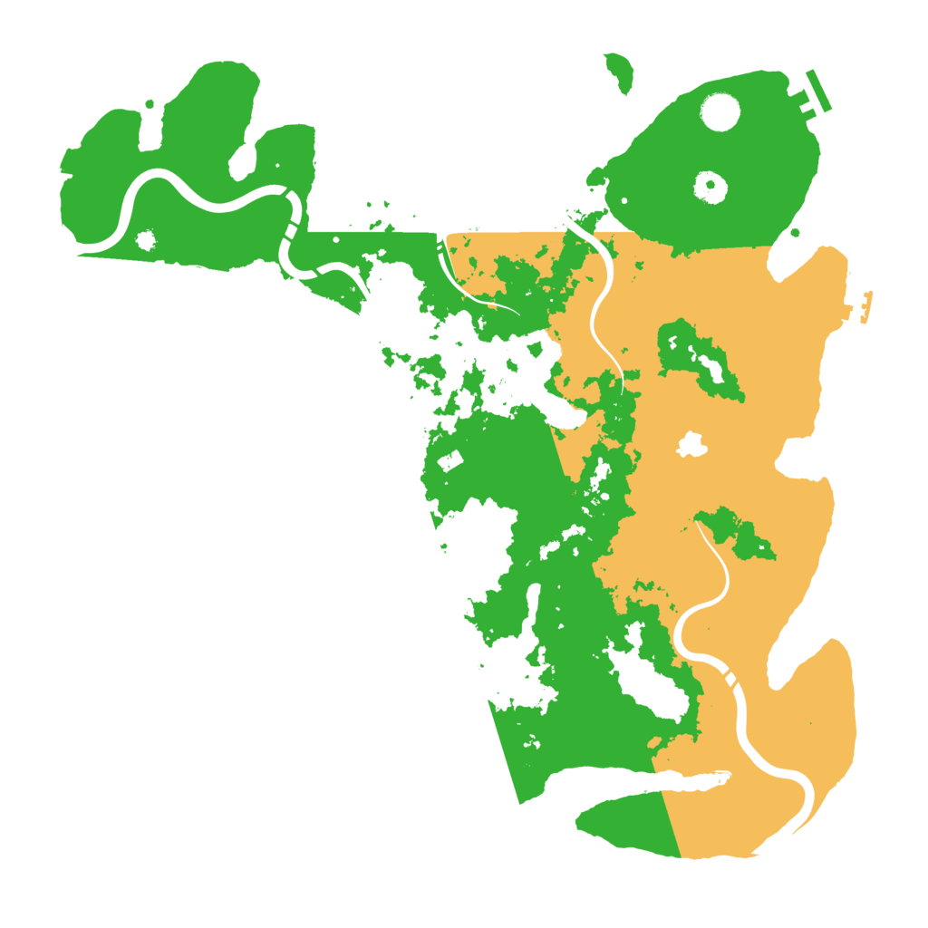 Biome Rust Map: Procedural Map, Size: 4250, Seed: 1467438590