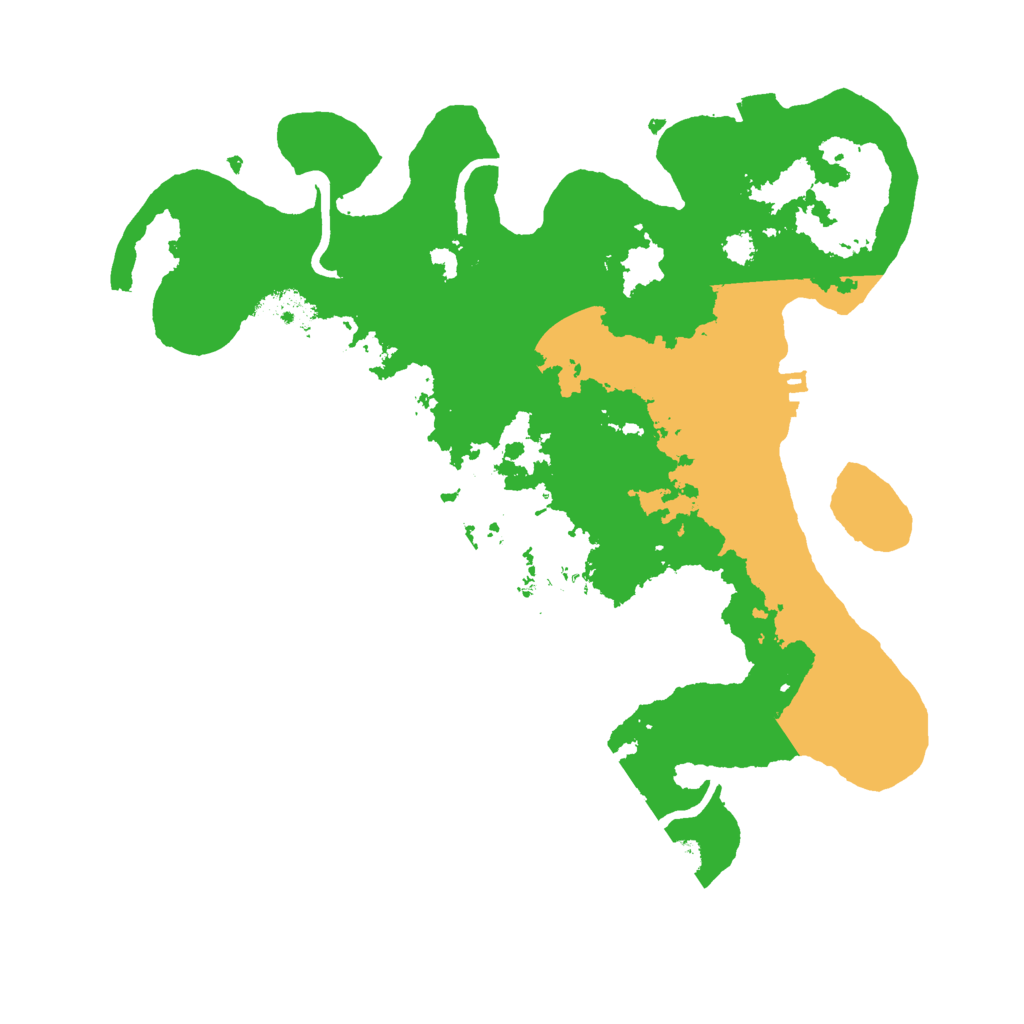 Biome Rust Map: Procedural Map, Size: 3000, Seed: 28546