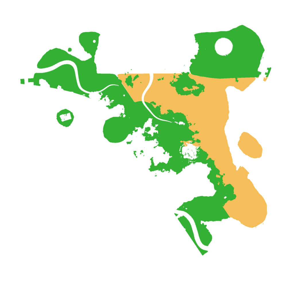 Biome Rust Map: Procedural Map, Size: 3000, Seed: 28546