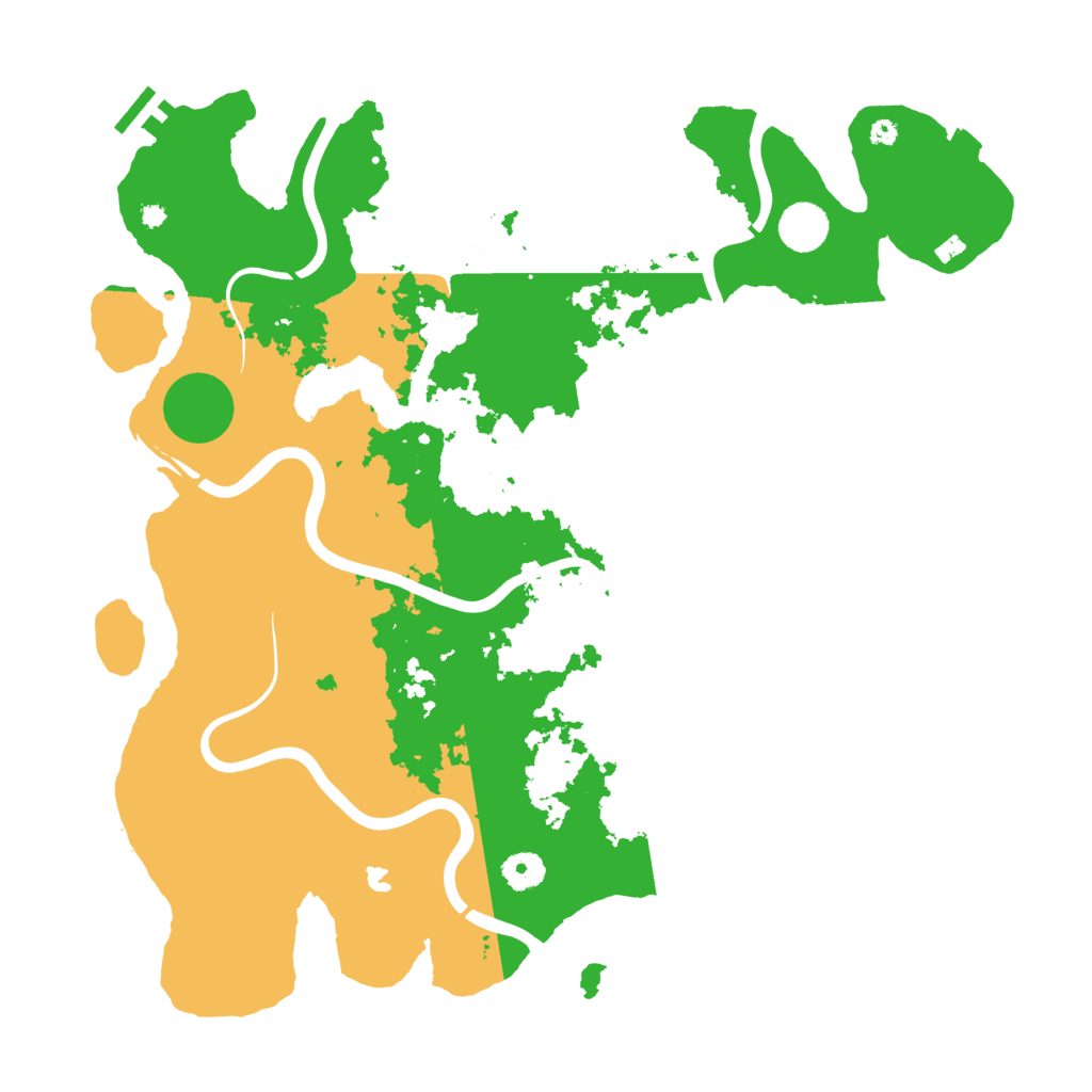 Biome Rust Map: Procedural Map, Size: 4100, Seed: 24150551