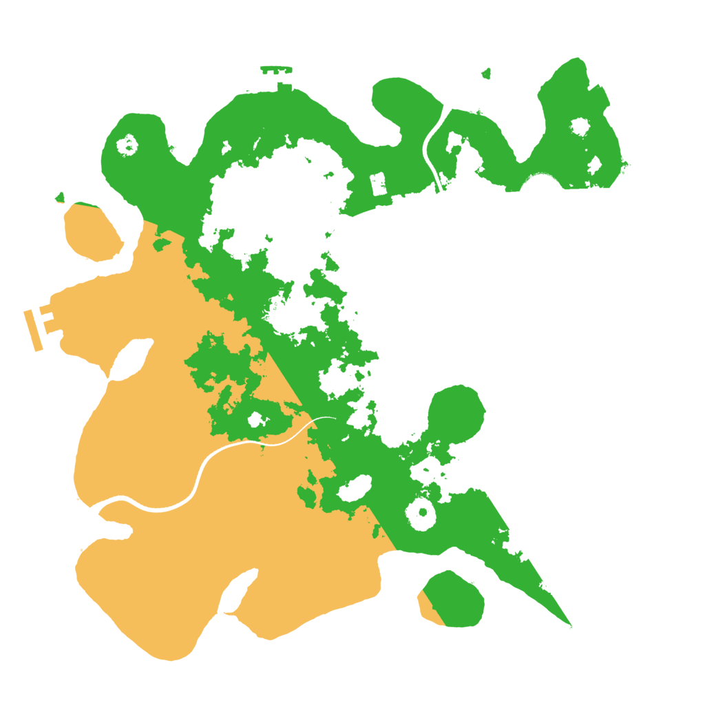 Biome Rust Map: Procedural Map, Size: 3400, Seed: 40130141