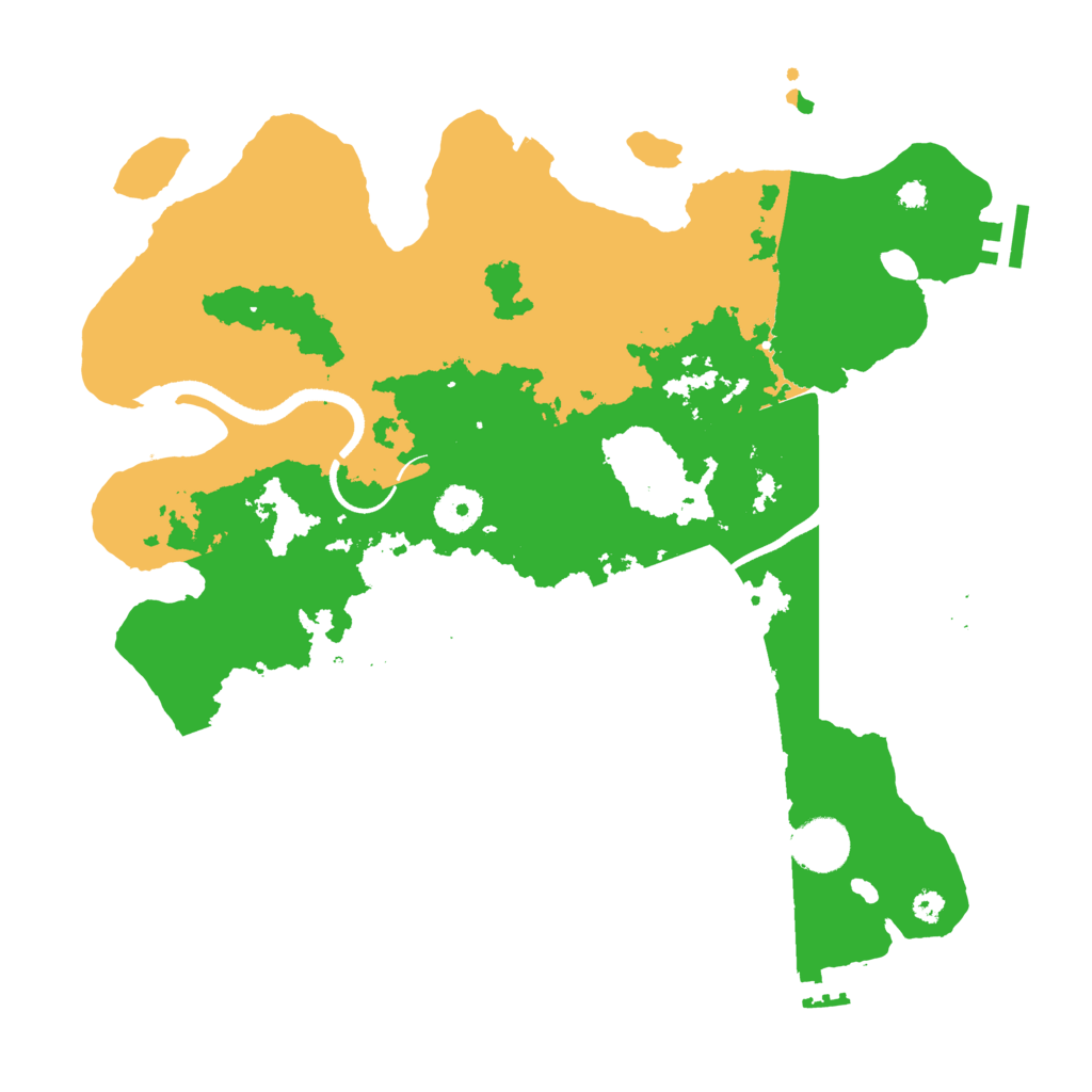Biome Rust Map: Procedural Map, Size: 3500, Seed: 17472603
