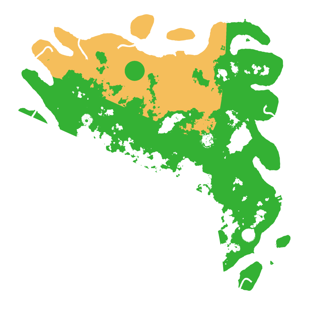 Biome Rust Map: Procedural Map, Size: 4100, Seed: 3213684