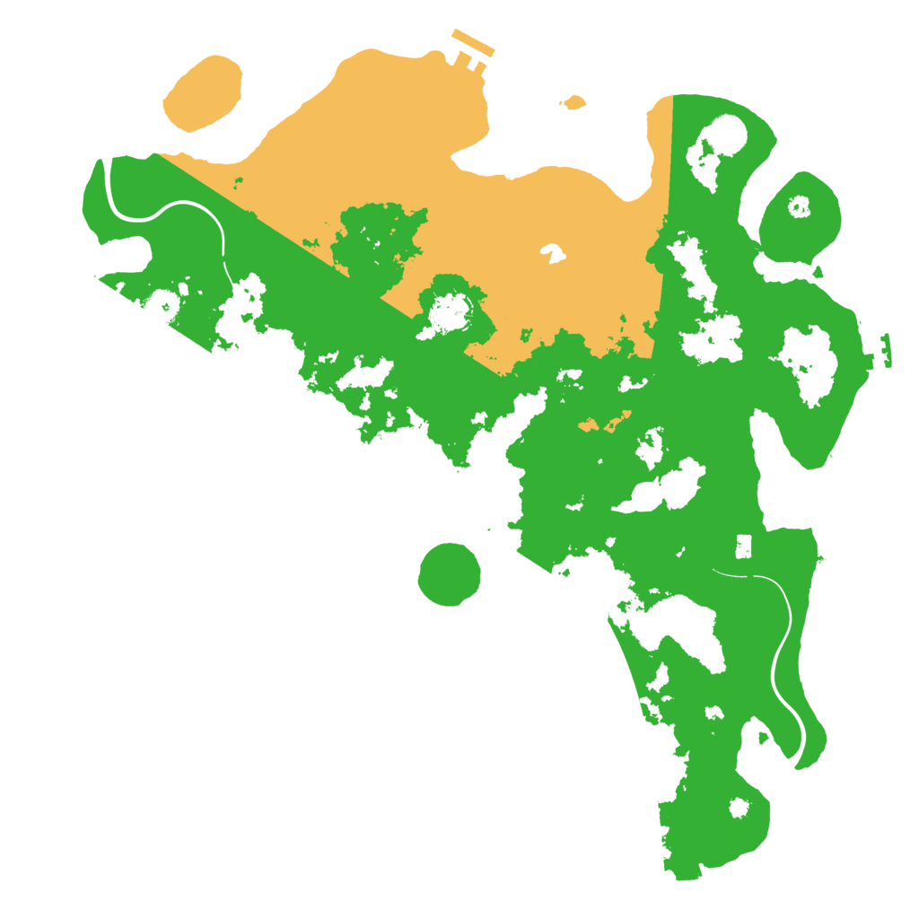 Biome Rust Map: Procedural Map, Size: 4100, Seed: 1456