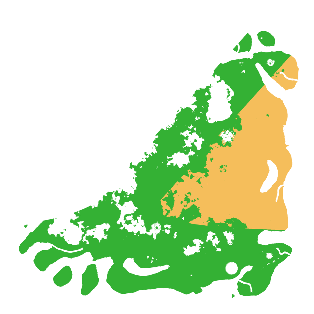 Biome Rust Map: Procedural Map, Size: 4500, Seed: 148720441