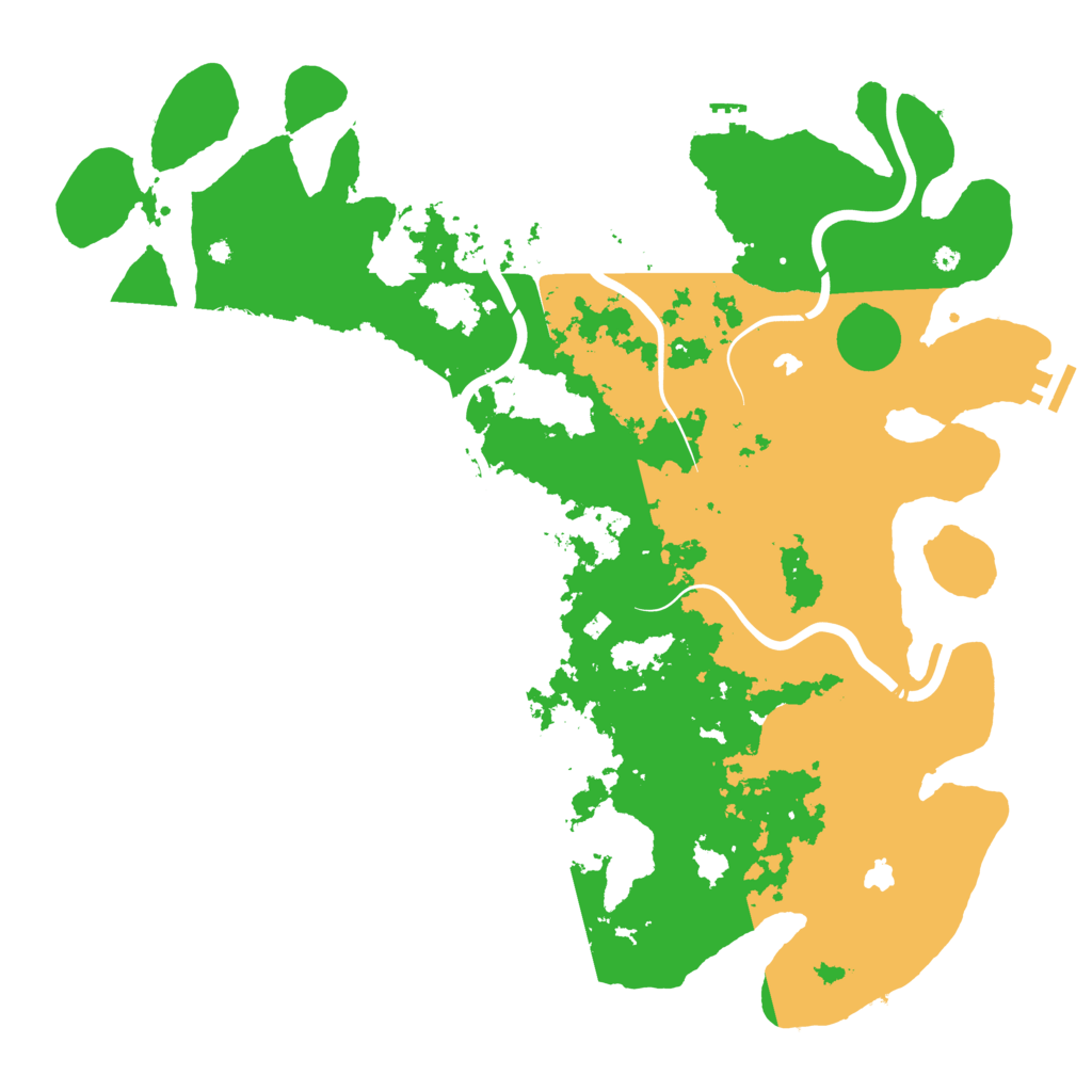Biome Rust Map: Procedural Map, Size: 4500, Seed: 1056900244