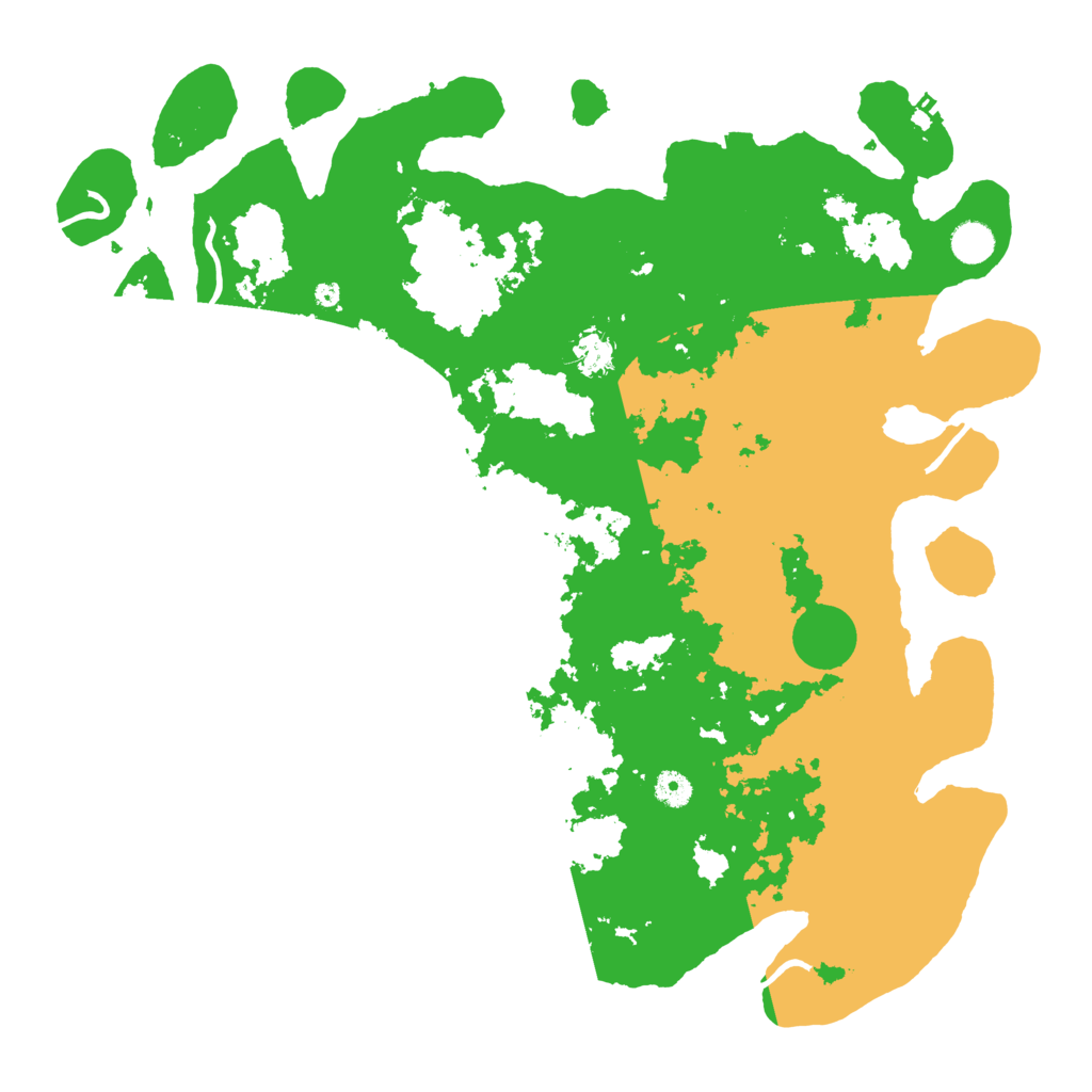 Biome Rust Map: Procedural Map, Size: 4500, Seed: 1056900244