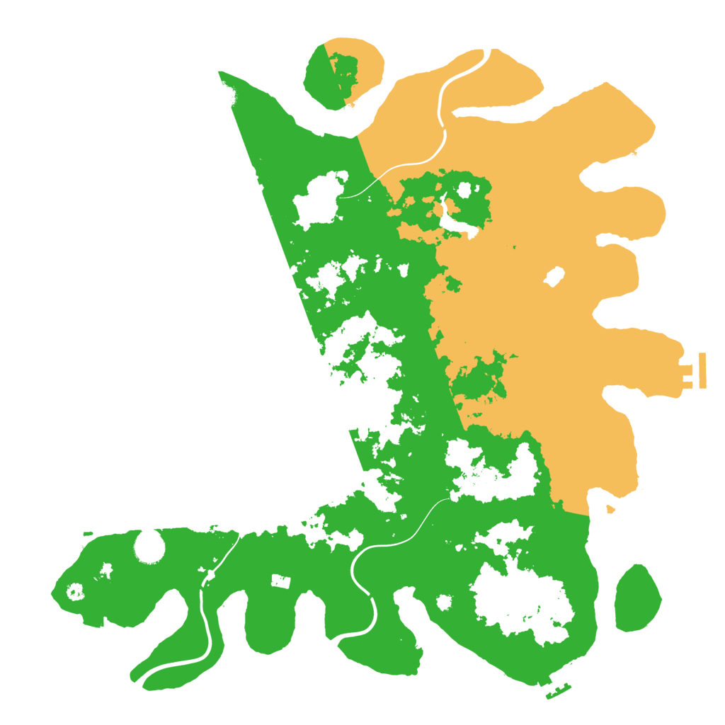 Biome Rust Map: Procedural Map, Size: 4100, Seed: 54428939