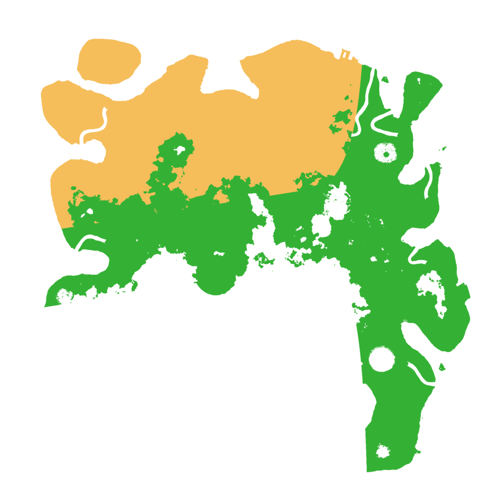 Biome Rust Map: Procedural Map, Size: 3500, Seed: 806927578