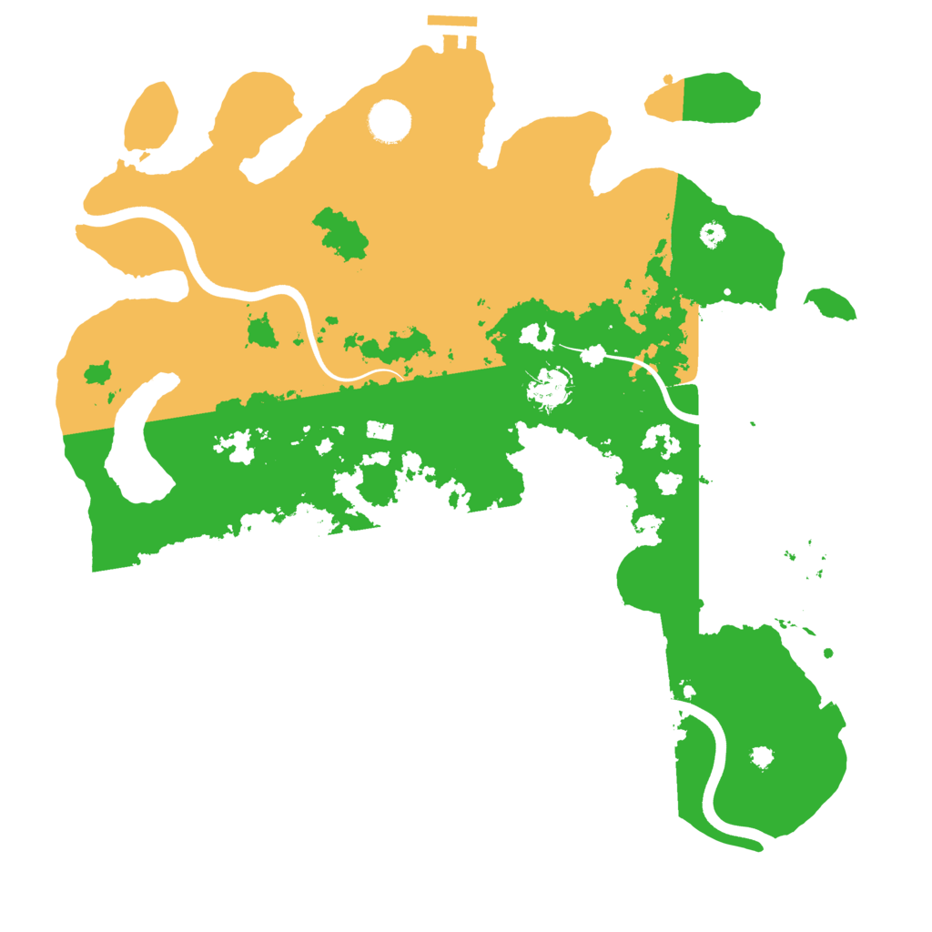 Biome Rust Map: Procedural Map, Size: 3800, Seed: 1078654402