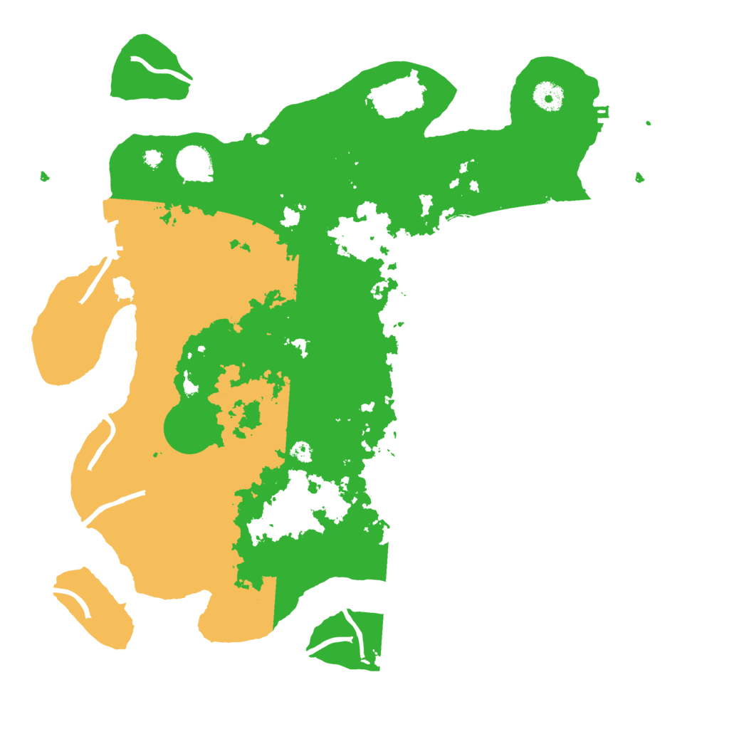 Biome Rust Map: Procedural Map, Size: 3700, Seed: 843131483