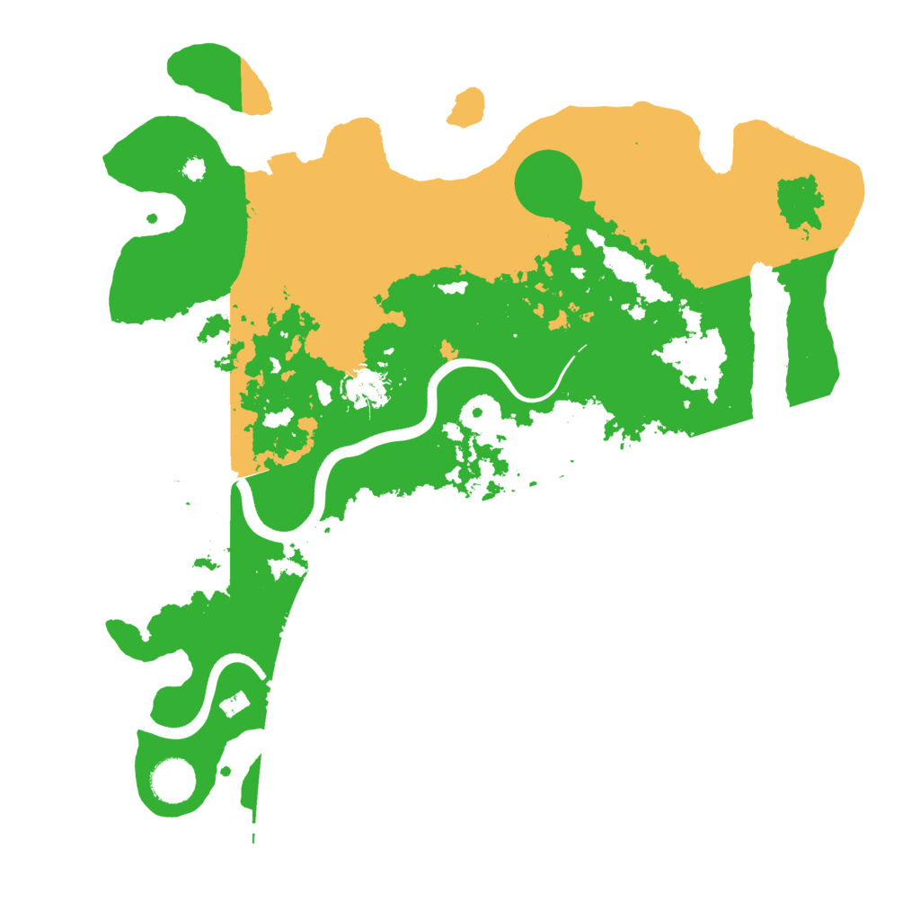 Biome Rust Map: Procedural Map, Size: 3600, Seed: 1218870764