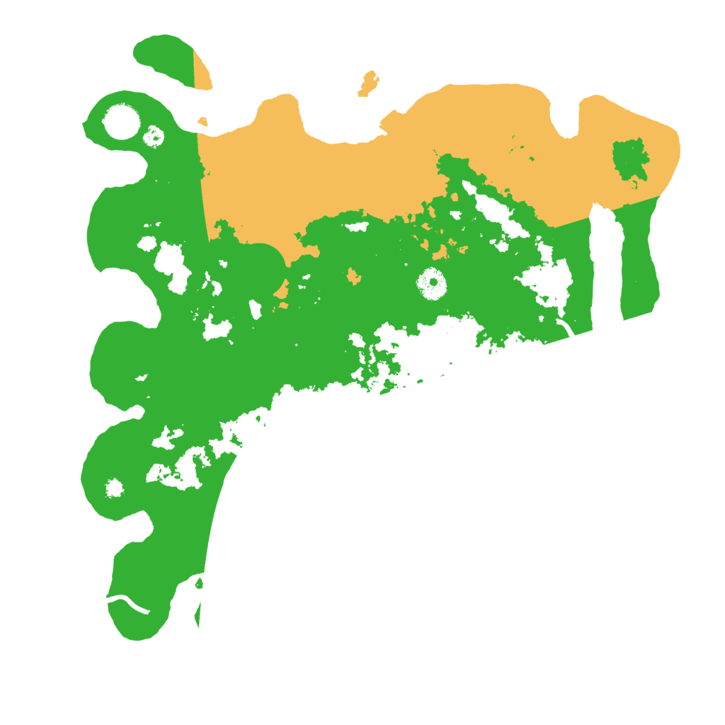Biome Rust Map: Procedural Map, Size: 3600, Seed: 1218870764
