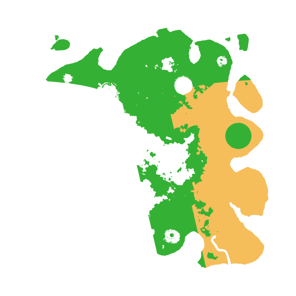 Biome Rust Map: Procedural Map, Size: 3000, Seed: 1395668802