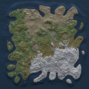 Thumbnail Rust Map: Procedural Map, Size: 4500, Seed: 61980, 19 Monuments