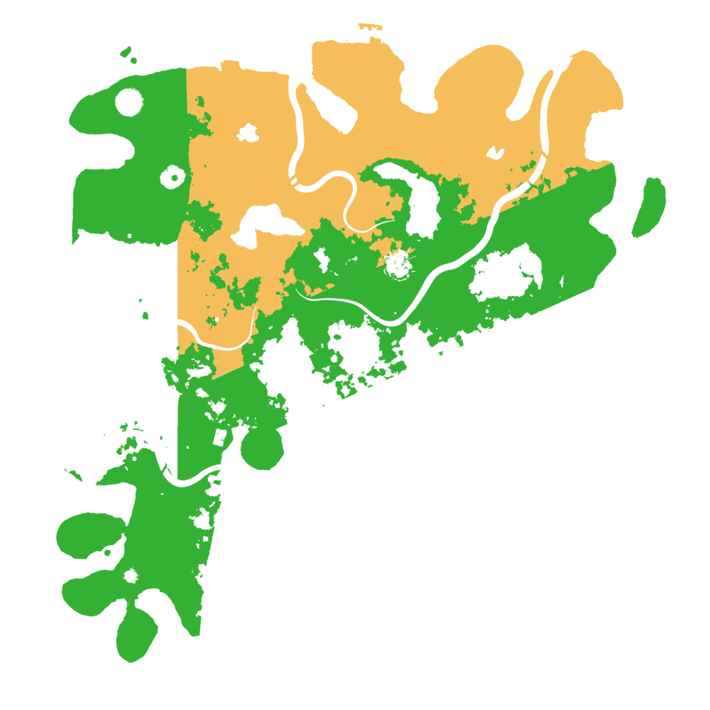 Biome Rust Map: Procedural Map, Size: 4500, Seed: 61980