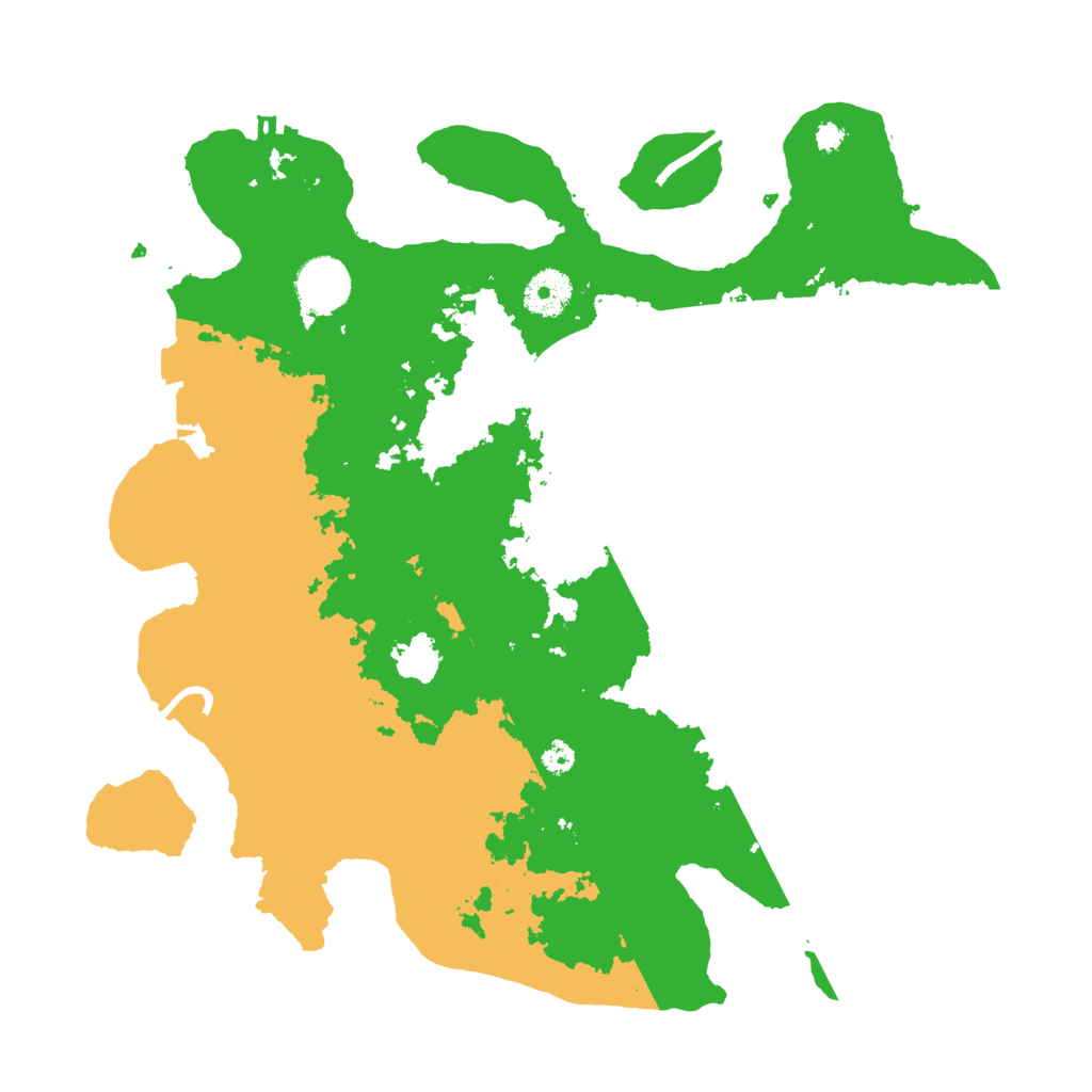 Biome Rust Map: Procedural Map, Size: 3500, Seed: 2809