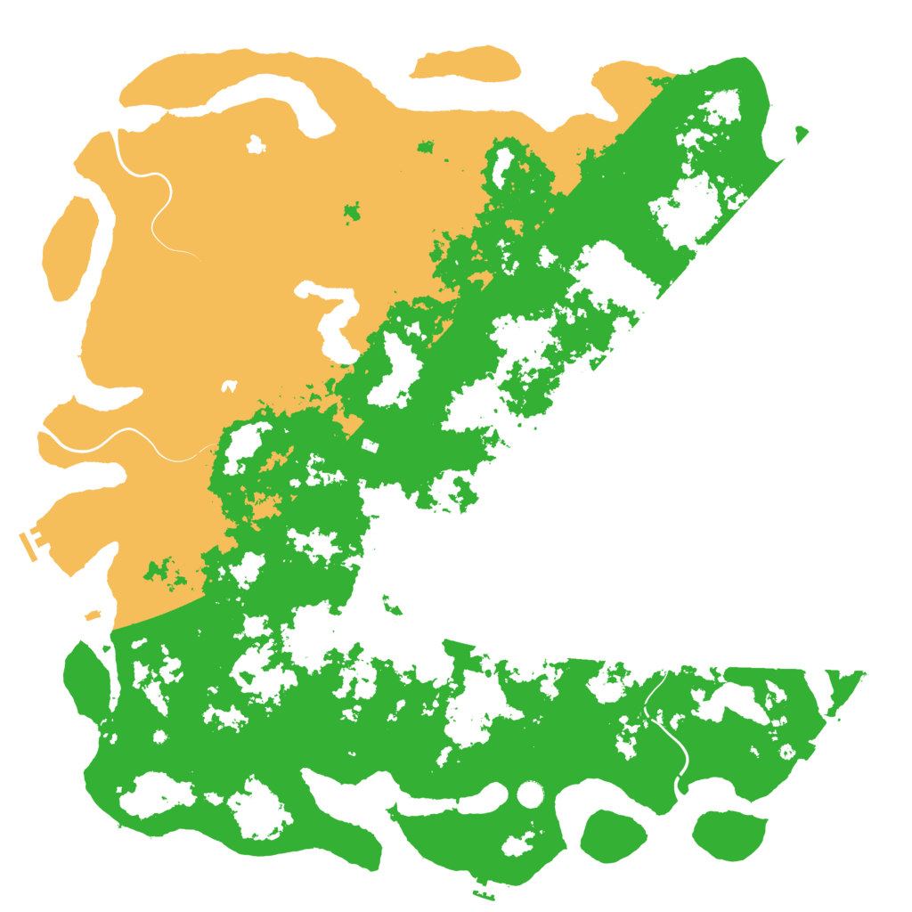 Biome Rust Map: Procedural Map, Size: 6000, Seed: 1435638390
