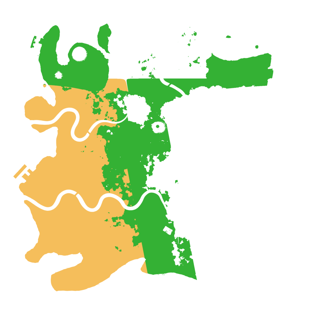 Biome Rust Map: Procedural Map, Size: 3800, Seed: 781069818