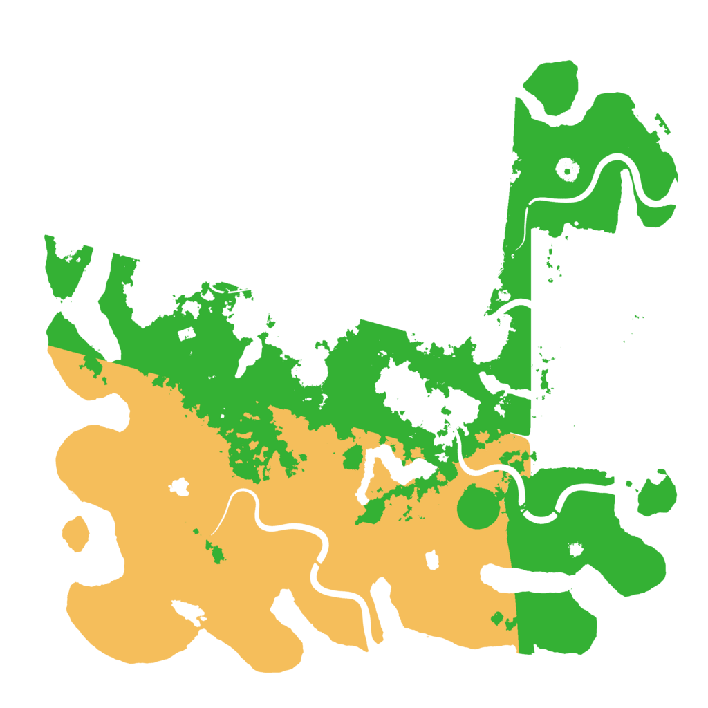 Biome Rust Map: Procedural Map, Size: 4610, Seed: 22000021